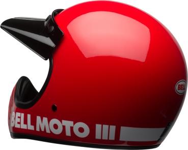 BELL Moto-3 Classic Helm - Glänzend Rot